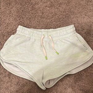 UGG Green Athletic Shorts with Elastic Waistband